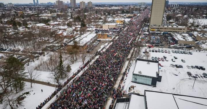 Toronto sees hundreds of thousands rally for Iran ‘Day of Action’