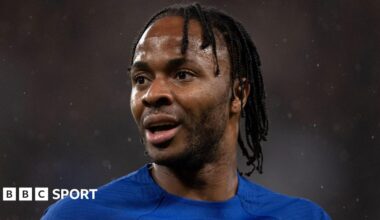 Raheem Sterling in action for Chelsea