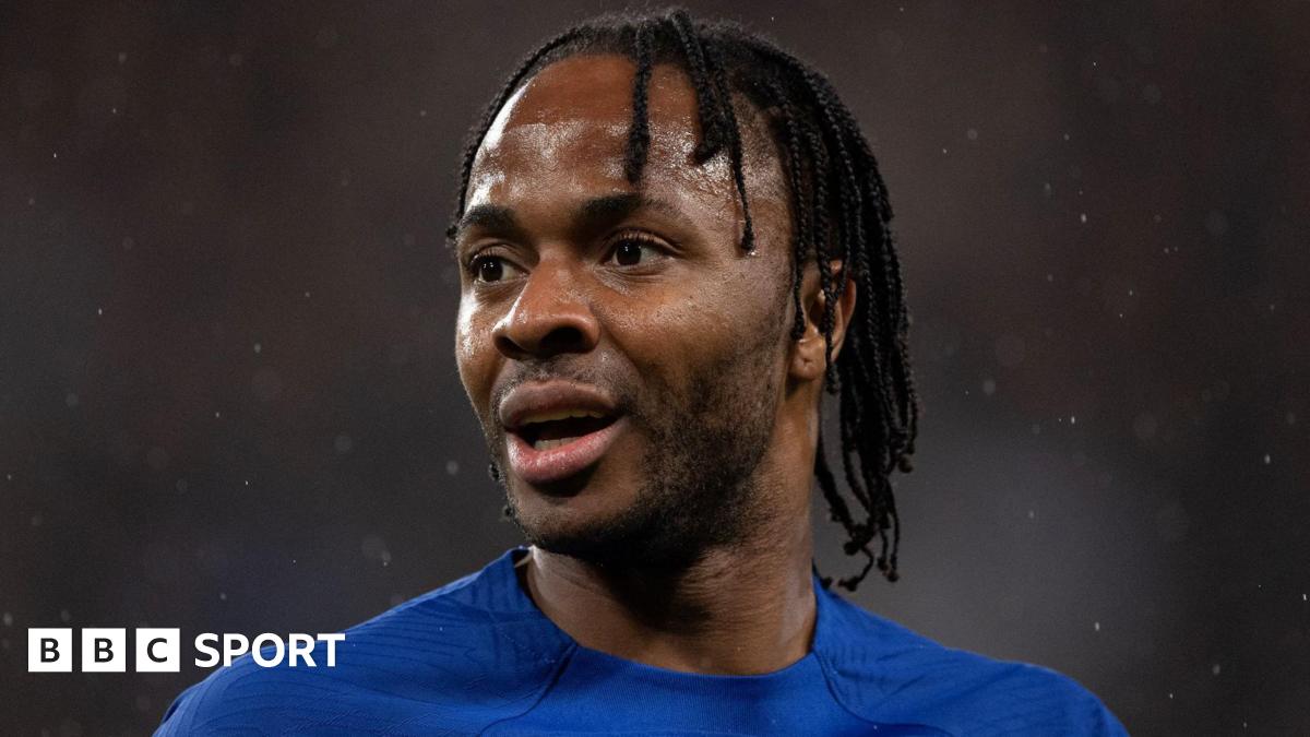 Raheem Sterling in action for Chelsea