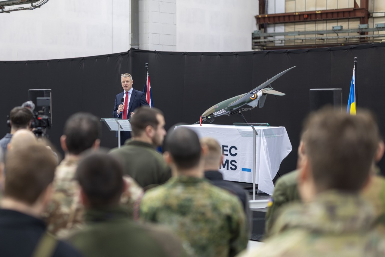 Ukrainian drone firm opens British factory