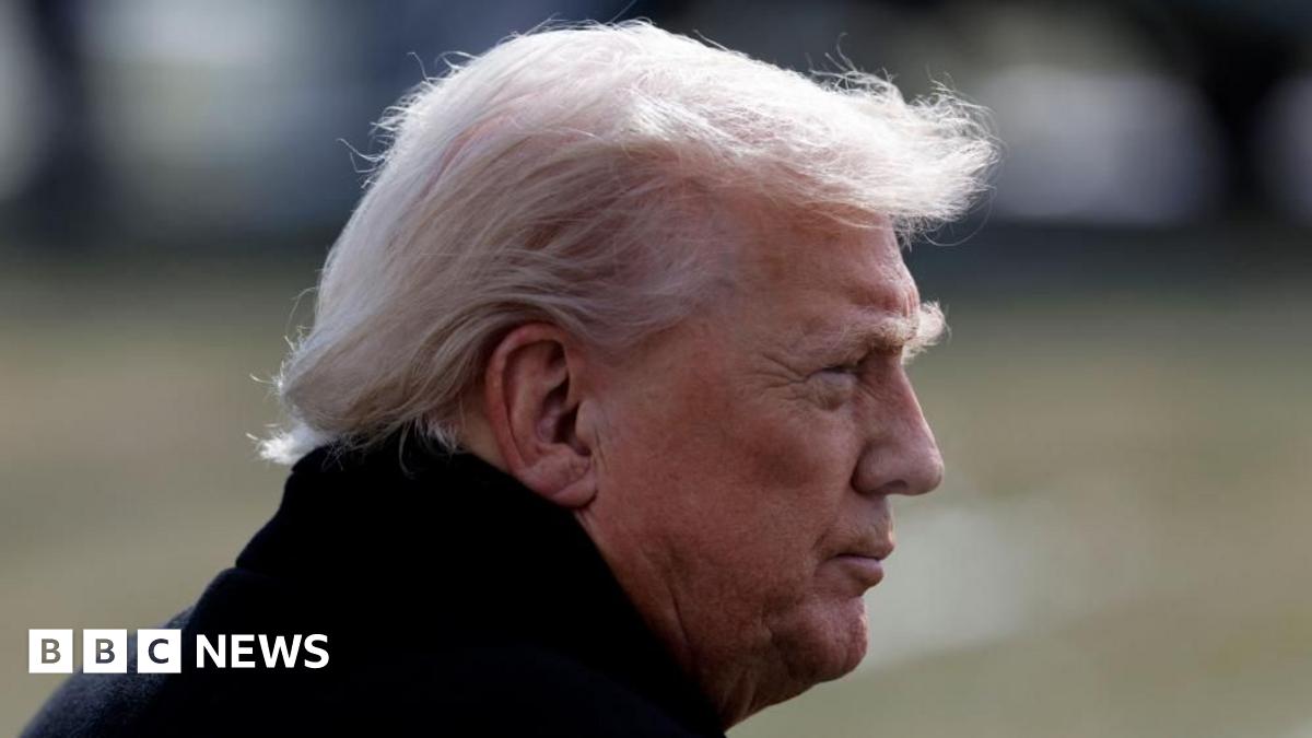 President Donald Trump speaks to the media as he departs the White House in Washington, DC, USA, 27 January 2026