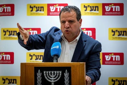 Opposition MK Ayman Odeh last month.