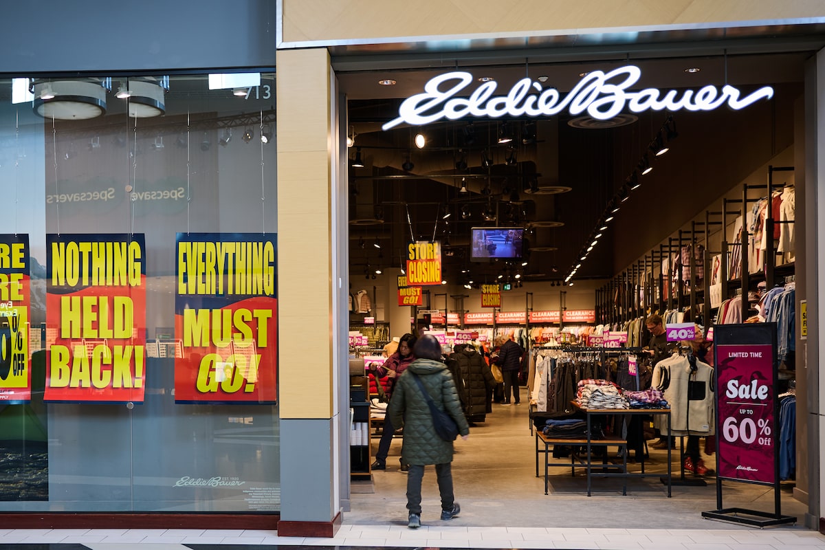 Owner of Eddie Bauer stores in Canada, U.S. seeking buyer to stave off closures linked to bankruptcy