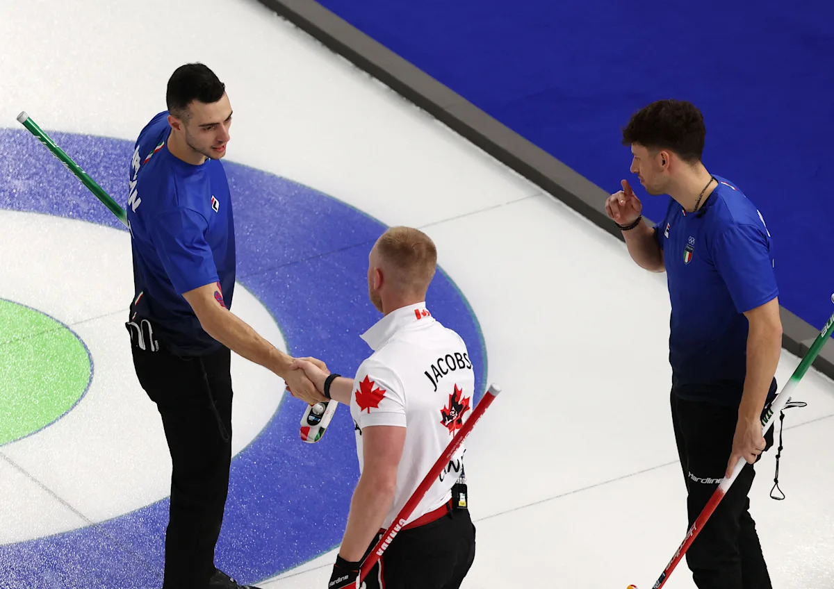 2026 Winter Olympics: Fans react as Canada's men's curling team catches host Italy making rule infraction