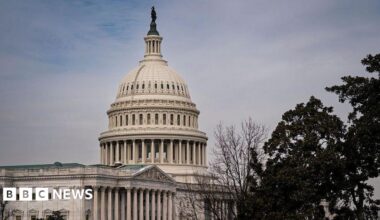 A view of the US Capitol building in Washington, DC.