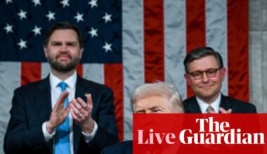 Trump claims economic success while bashing supreme court and Democrats in longest State of the Union address in history – live | State of the Union address