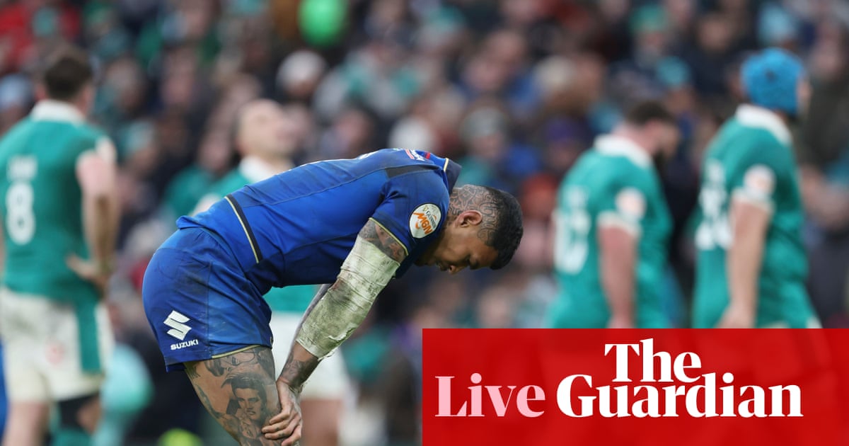 Ireland 20-13 Italy: Six Nations rugby union – as it happened | Six Nations 2026