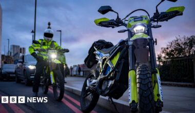 Met using e-bikes and drones to catch phone thieves - BBC