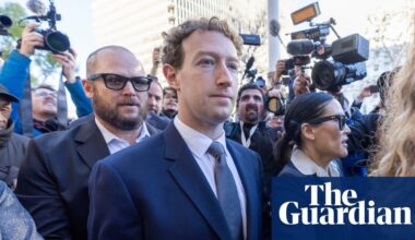 Zuckerberg grilled in landmark social media trial over teen mental health | Technology