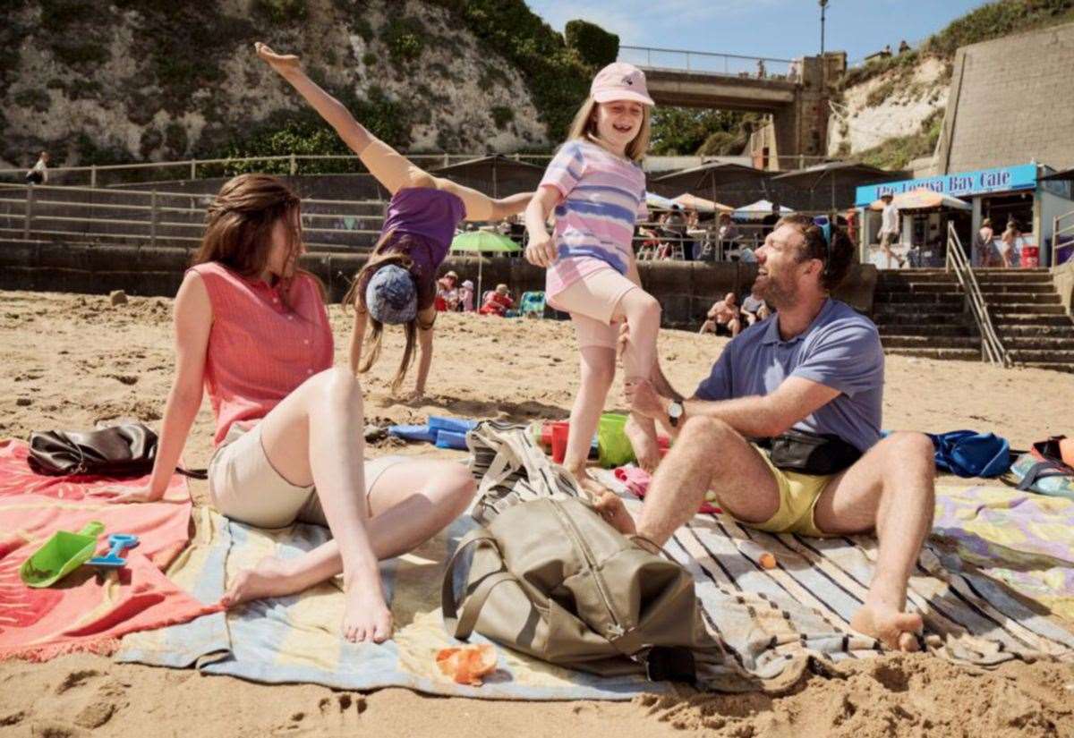 Kingsgate Bay and Louisa Bay in Broadstairs to feature in Harry Potter star’s new Channel 4 series, Dirty Business