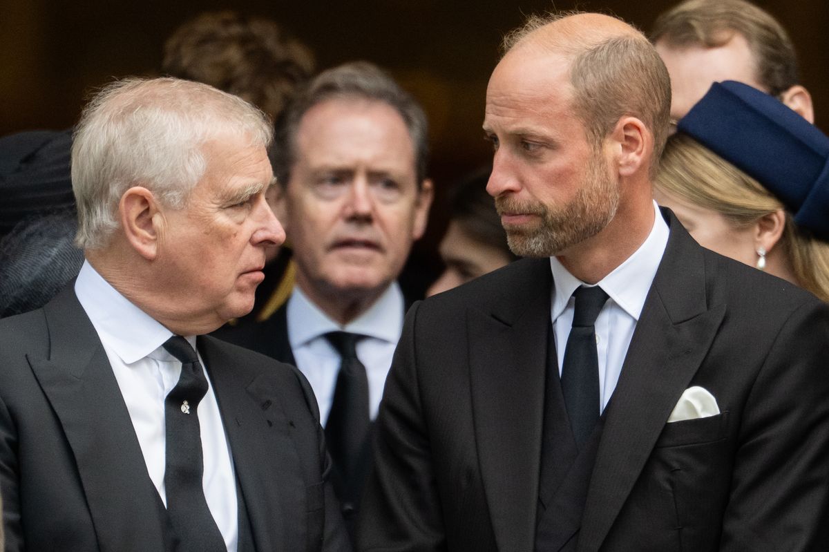 The Prince of Wales and his disgraced uncle Andrew Mountbatten-Windsor
