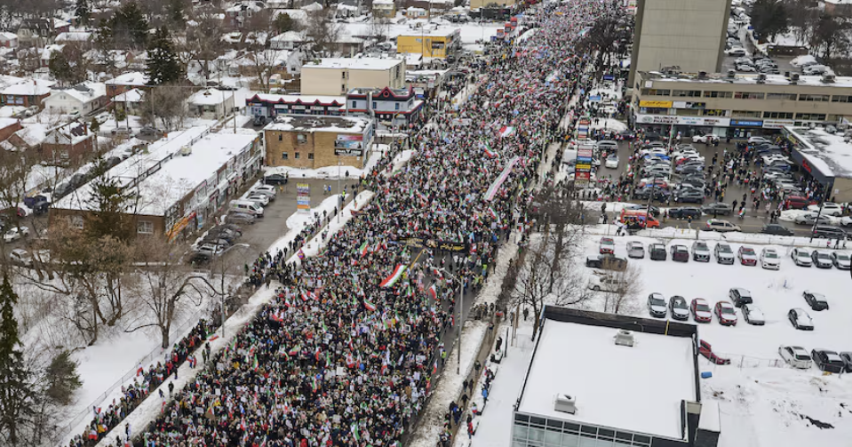 Over a million people rally worldwide in solidarity with Iran protests