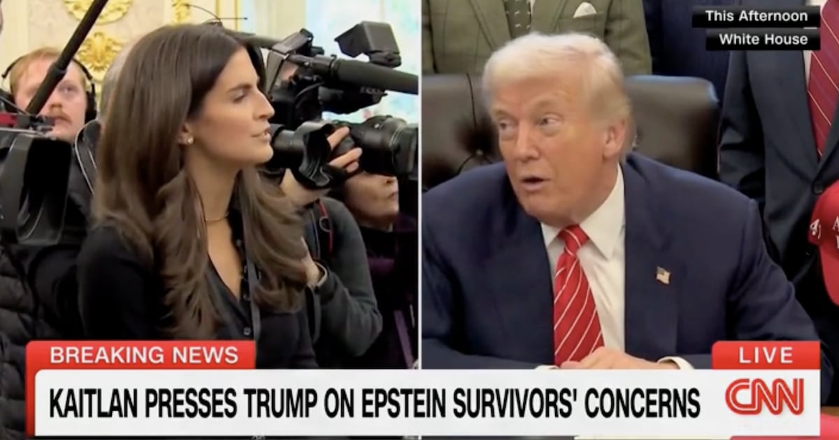 Kaitlan Collins Confronts Trump’s Unhinged Rant at Her on CNN Show