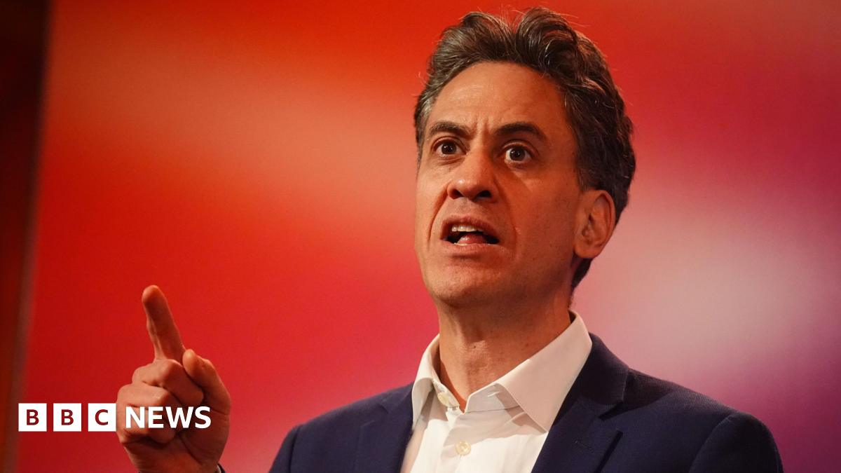 Energy Security and Net Zero Secretary Ed Miliband speaking at the Fabian Society 2026 New Year Conference at the Guildhall, central London. Picture date: Saturday January 24, 2026.