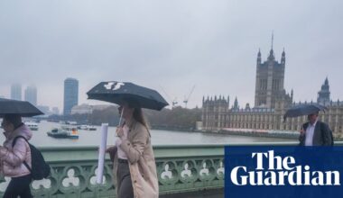 ‘No end in sight’ to Britain’s wet weather as dozens of flood warnings issued | UK weather