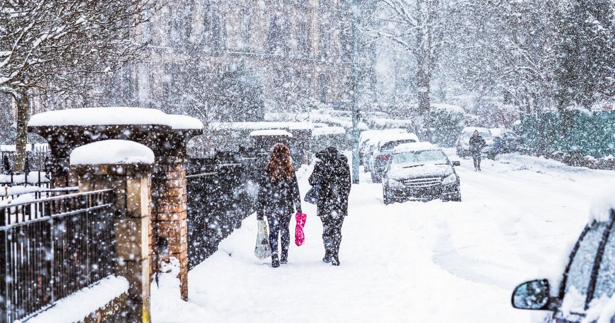 UK weather maps show huge 578 mile snow bomb 'burying' 14 cities | Weather | News