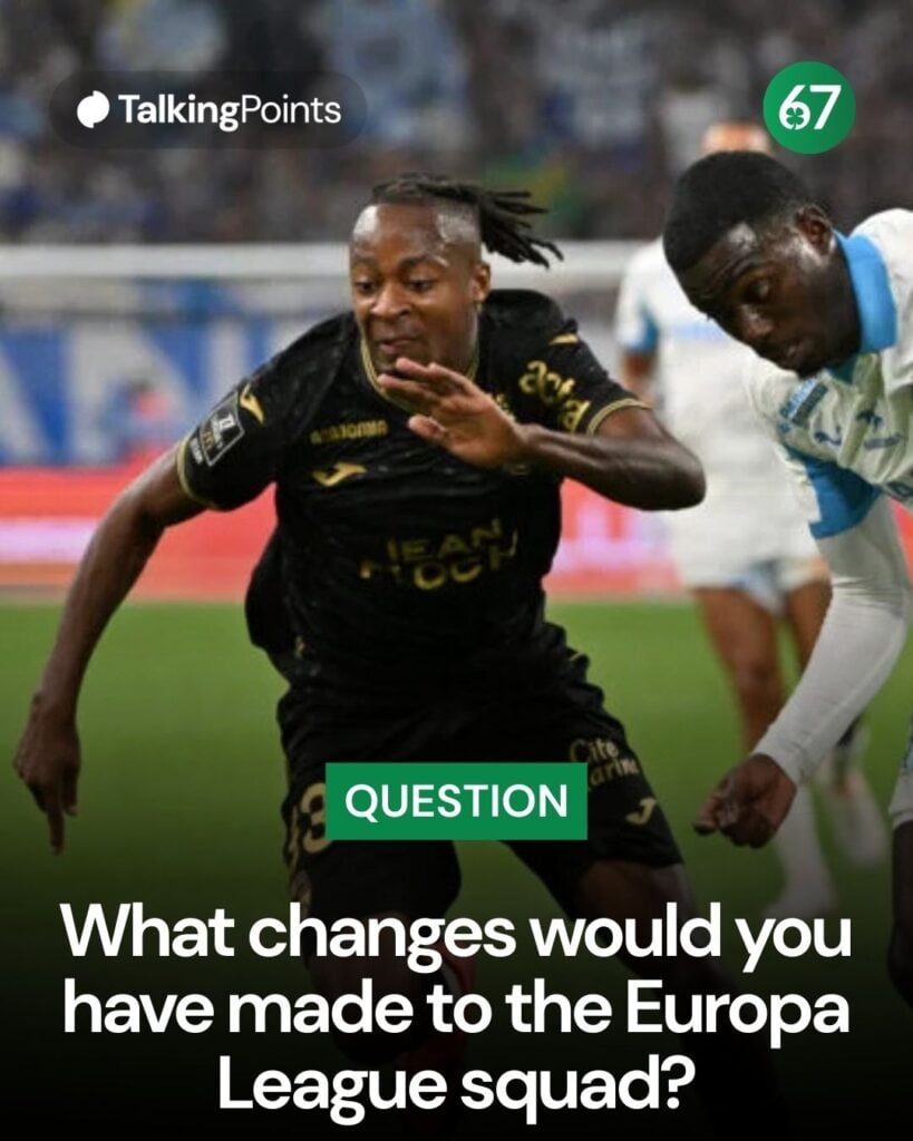 Lorient winger Joel Mvuka and Marseille's Timothy Weah challenge for the ball during their Ligue 1 encounter.