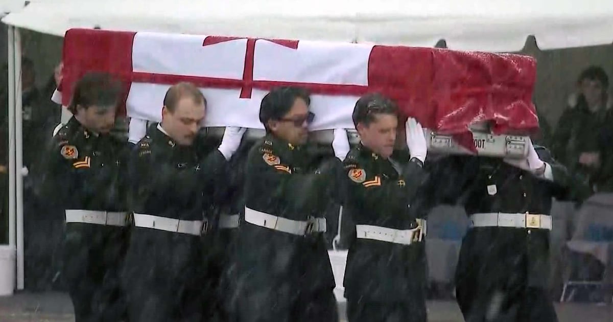 Crowds pay tribute to Canadian soldier from Hamilton who died in Latvia - CTV News