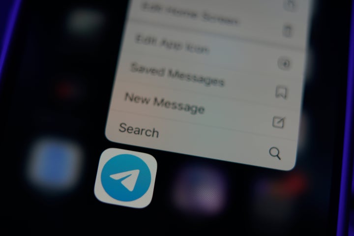 The Telegram messaging app (Photo by Jaap Arriens/NurPhoto via Getty Images)