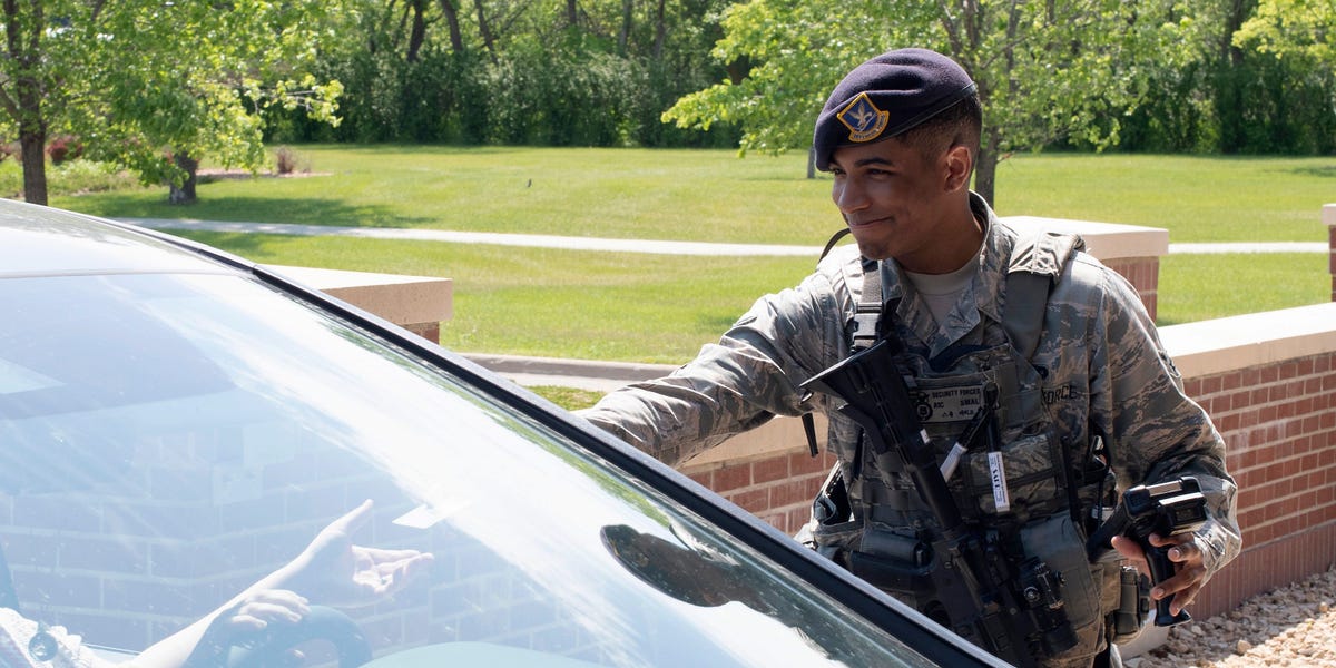 The Air Force Changed How Gate Guards Greet People, Frustrating Troops