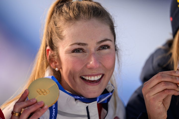 Mikaela Shiffrin wrote that she overcame self-doubt to win her gold medal.