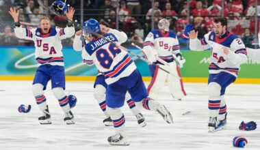 Golden Goal: Jack Hughes Comes Up Clutch As U.S. Beats Canada For Gold At Winter Olympics