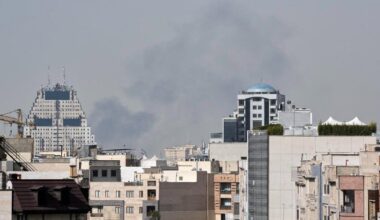 Iran launches retaliatory strikes as Trump calls for regime change