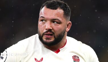 Ellis Genge playing against Wales in 2016