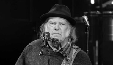 Neil Young onstage