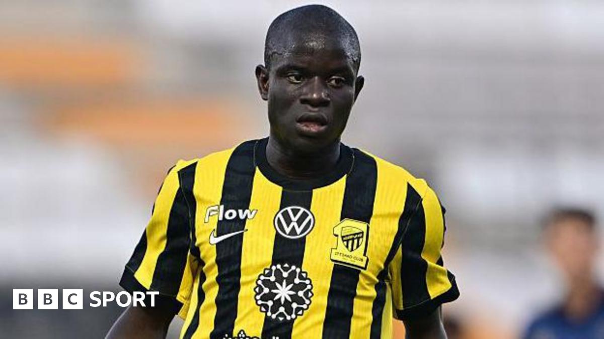 N'Golo Kante of Al-Ittihad in action during the pre-season friendly match between Fenerbahce and Al-Ittihad on July 23 2025.