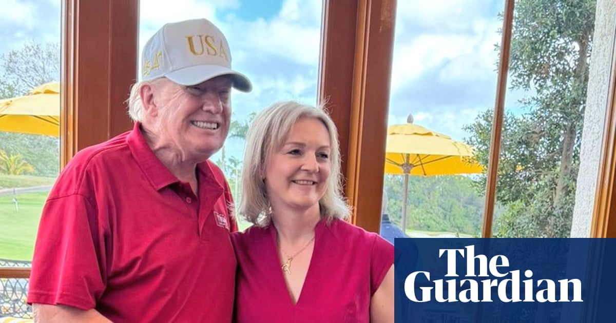 ‘Right about everything’: Liz Truss tweets photo of meeting with Trump | Liz Truss