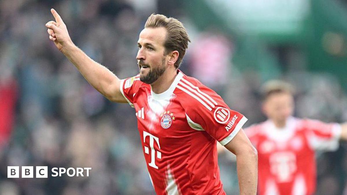 Werder Bremen 0-3 Bayern Munich: Harry Kane hits 500 career goals with Bundesliga double