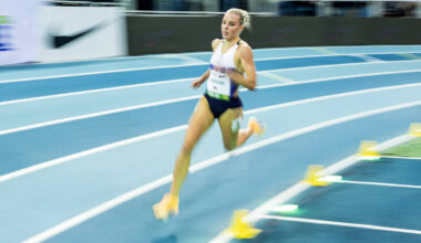 Britain's Keely Hodgkinson smashes 800m indoor world record set on day she was born