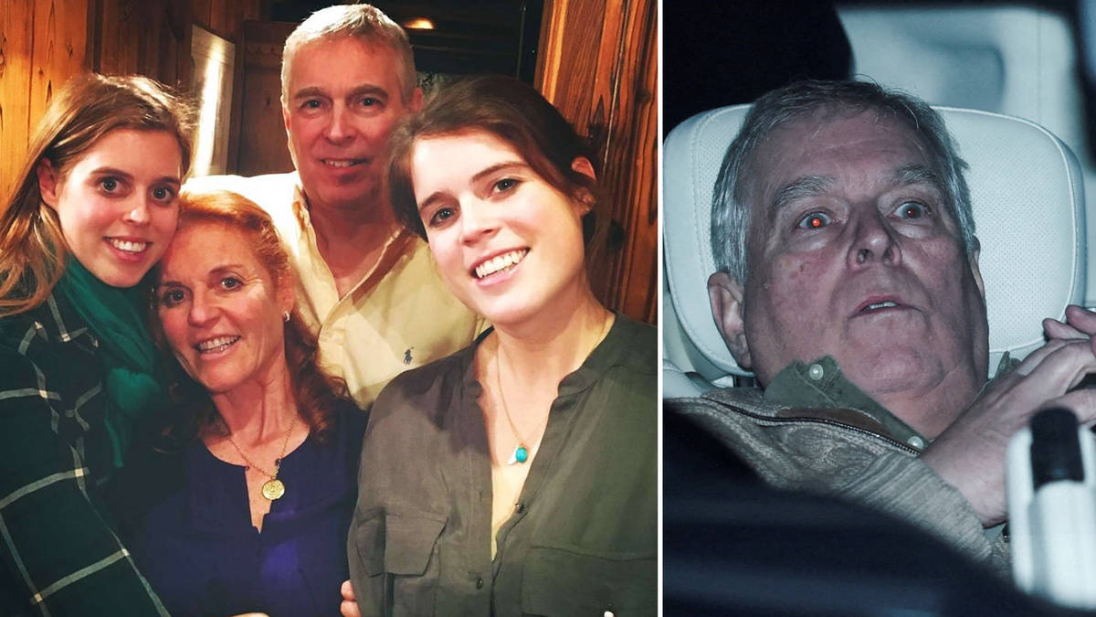 Mystery over Fergie's whereabouts and Beatrice and Eugenie 'in a state' as searches of Andrew's former home continue