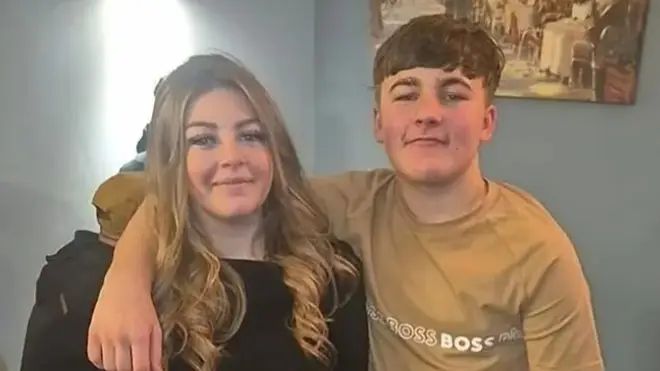 Tributes poured in for Cherish Bean, 15, (left) and Ethan Slater, 17, (right) who were found dead at a caravan park in Yorkshire on Wednesday