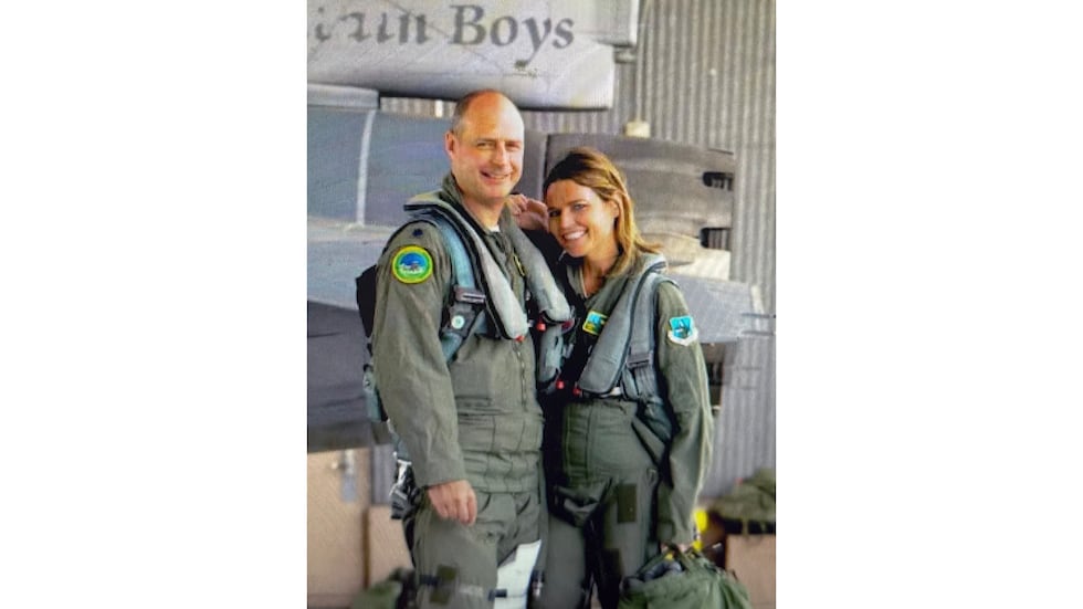 Col. Camron Guthrie and Savannah Guthrie