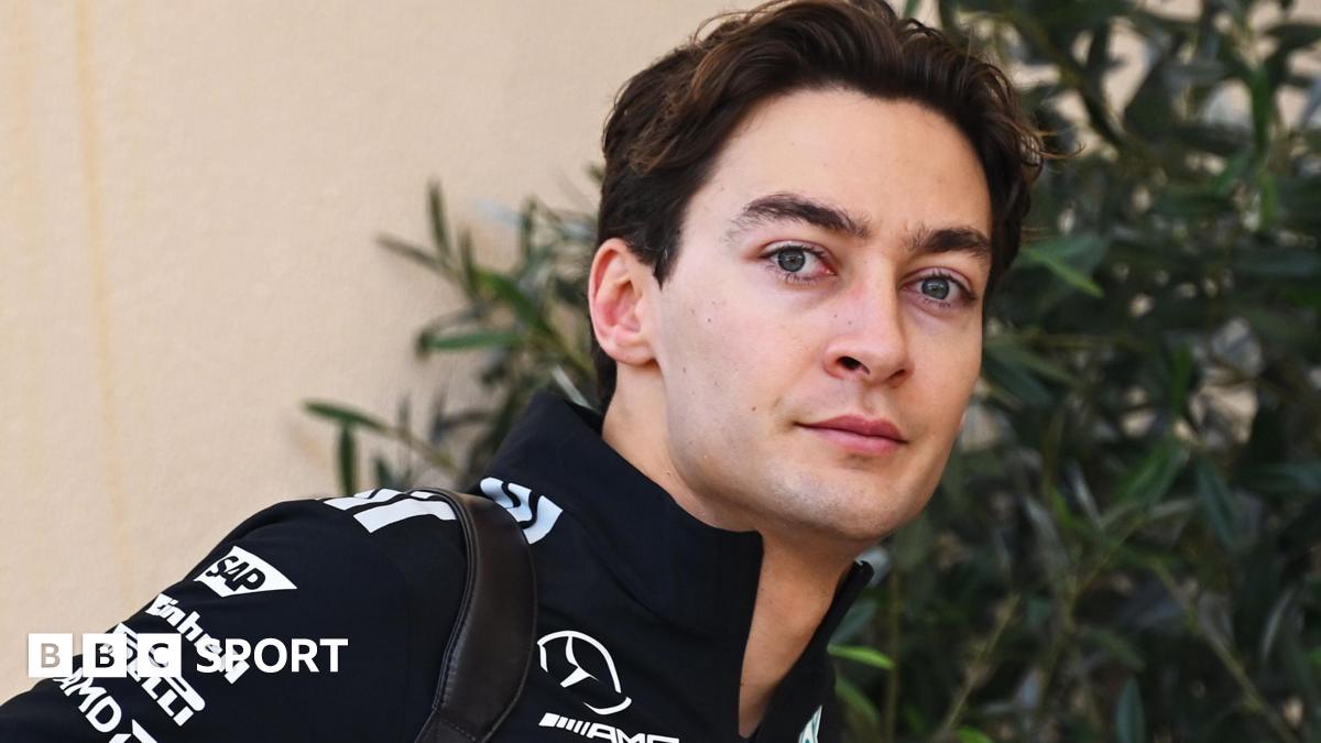 Mercedes driver George Russell pictured at pre-season training in Bahrain