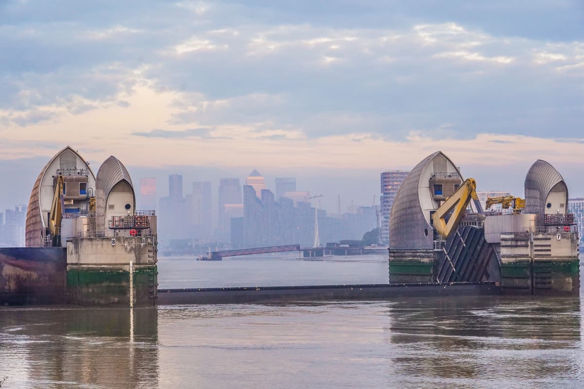 Thames Barrier to shut as heavy rain poses risk of flooding 'for another month' - London Evening Standard