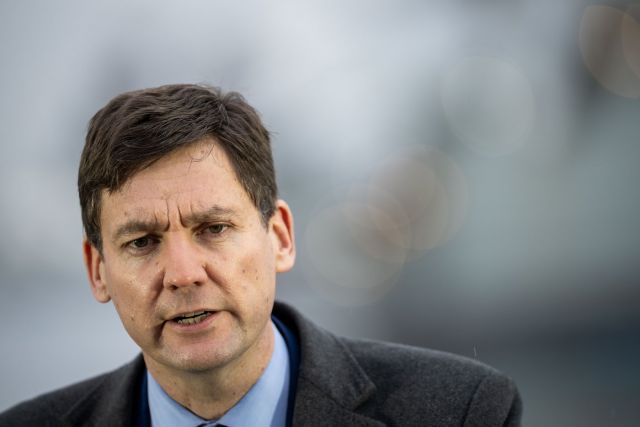B.C. Premier David Eby speaks during a news conference in North Vancouver, on Monday, Feb. 9, 2026. THE CANADIAN PRESS/Ethan Cairns
