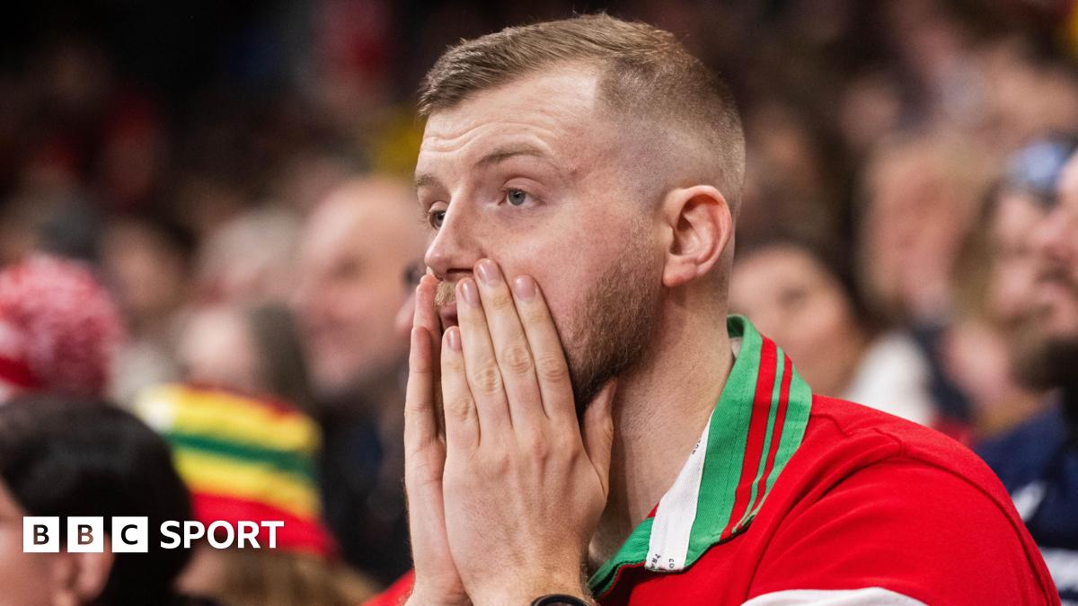 A Wales fan looks pensive