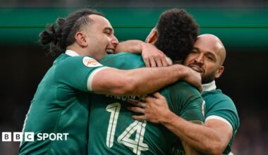 Six Nations: Ireland come from behind to beat Italy - as it happened