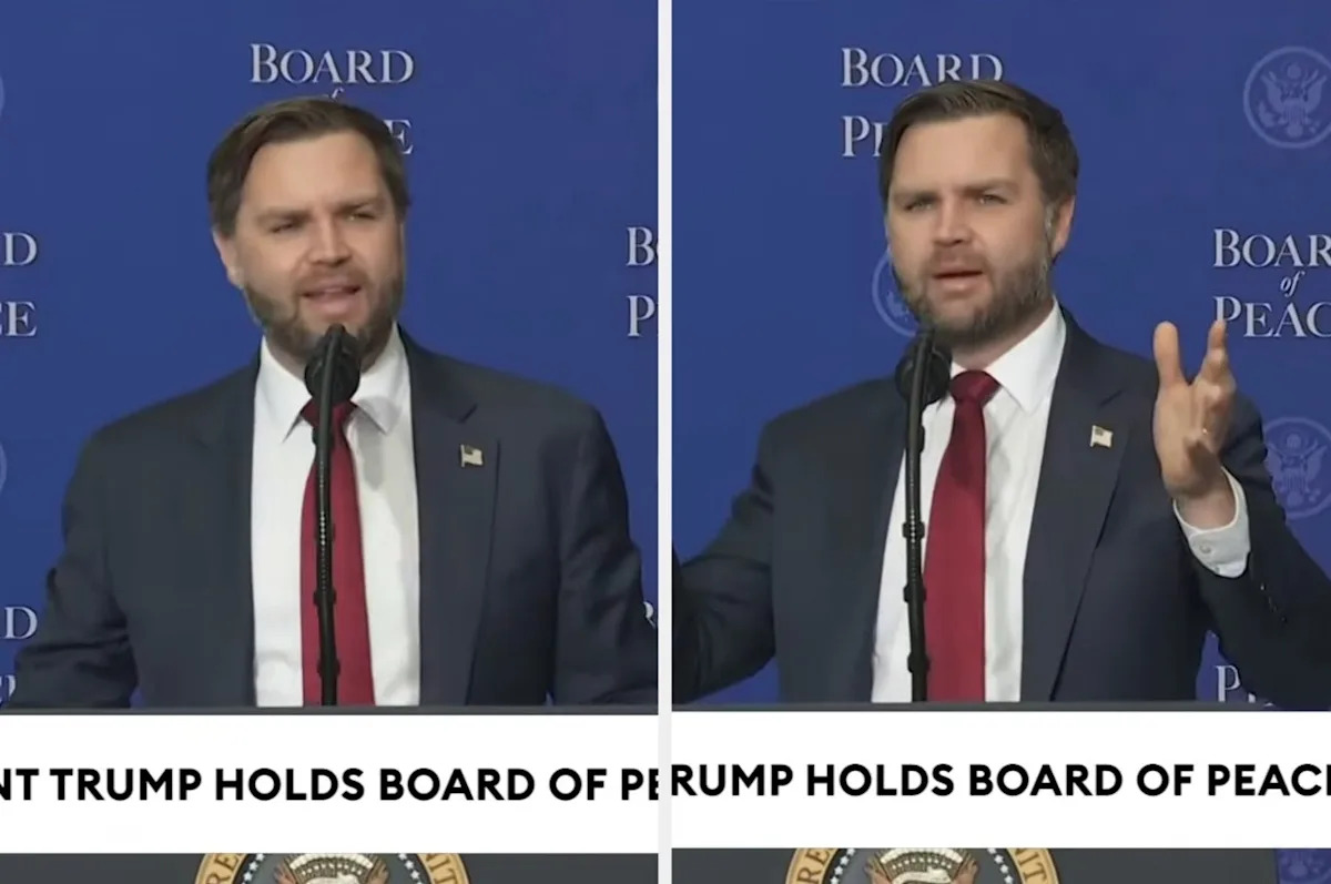 JD Vance Just Bombed In Front Of International Leaders After Telling A "Joke," And I'm Genuinely Confused About What He Was Trying To Say