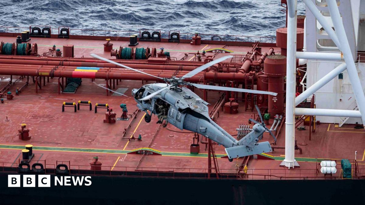 Footage posted by the Pentagon appears to show troops boarding the tanker by helicopter