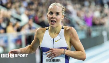 Jenny Meadows and Keely Hodgkinson at a winter training camp in South Africa