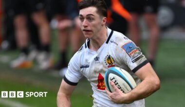 Campbell Ridl in action for Exeter Chiefs