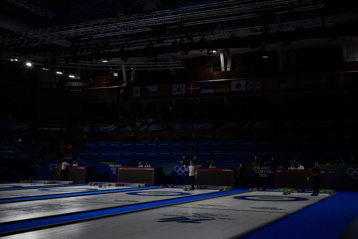 Five minutes into 2026 Winter Olympics’ first event, the lights went out on curling