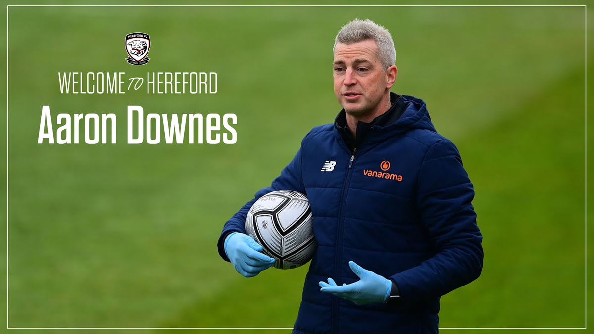 Aaron Downes Appointed Hereford FC Manager – Hereford FC
