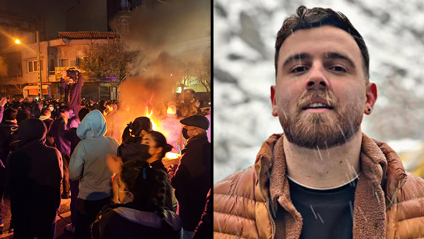 מחאה מחאות הפגנה הפגנות איראן טהרן 8 בינואר