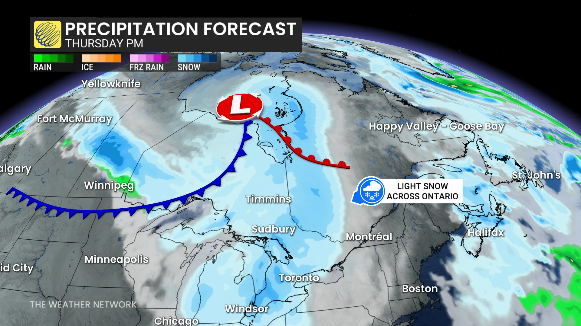 Baron - Canada snow Thursday pm - Feb 3