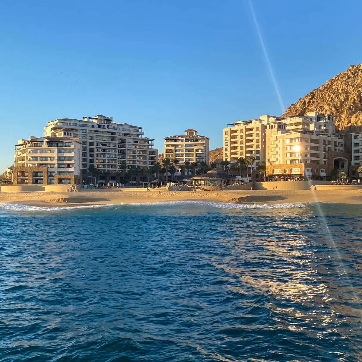 Beautiful View Of The Beachfront In Los Cabos, Mexico